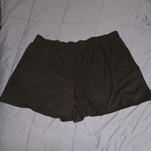 Woman Within Black Athletic Shorts